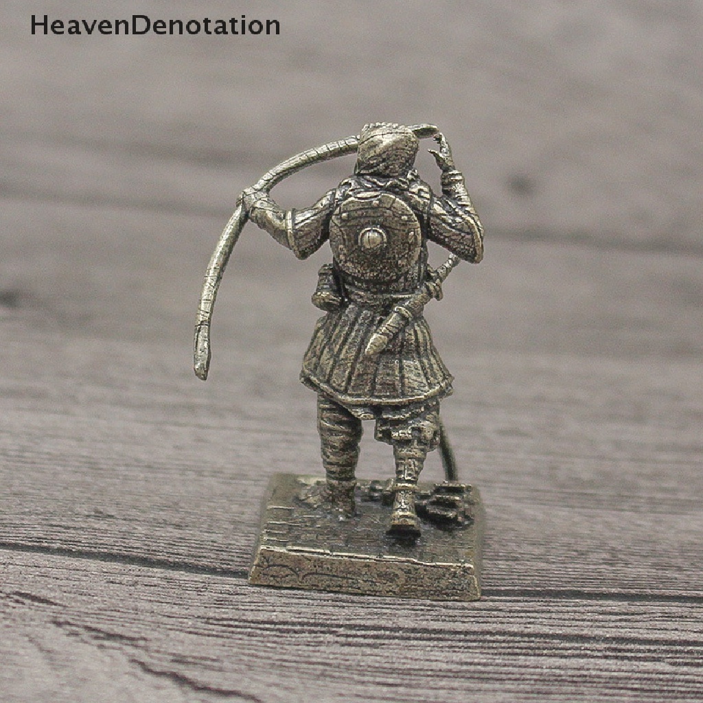 [HeavenDenotation] Patung Pemadat Roma Spartan Kuno Miniatur Tentara Vintage Model HDV