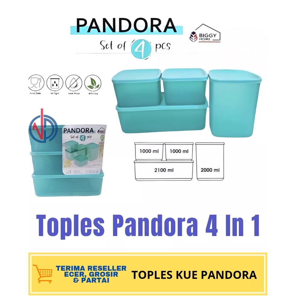 TOPLES KUE SET ISI 4 PCS TOPLES PANDORA TOPLES LEBARAN TEMPAT KUE FREE PACKING BUBBLE WRAP VD