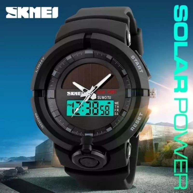 jam tangan pria original SKMEI 1275 jam tangan solar power tahan air jam tangan pria digital