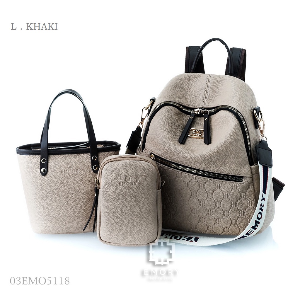 TAS RANSEL WANITA EMORYSTYLE   Marvinne      03EMO 5118 3in1 MB