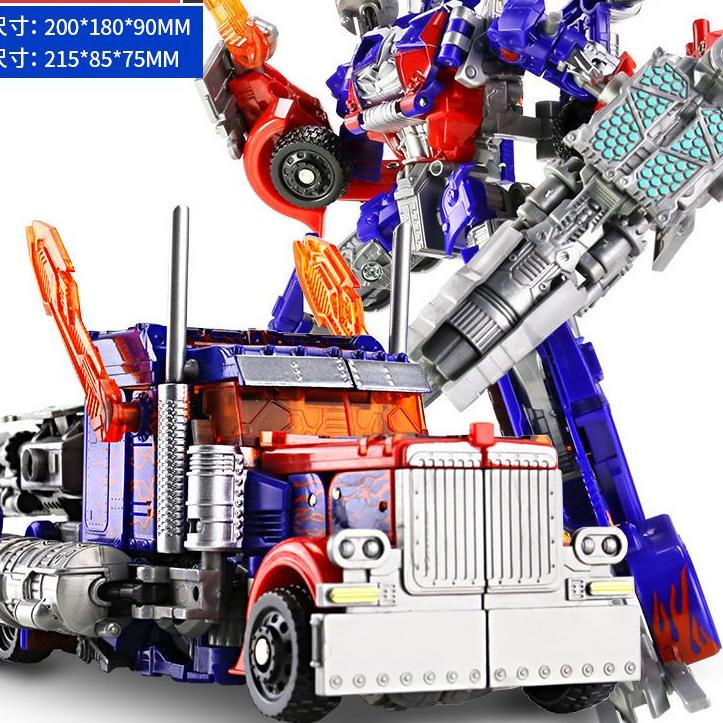 Serbuu mainan robot transformers optimus prime bumblebee grimlock transformers robot mobil robot din