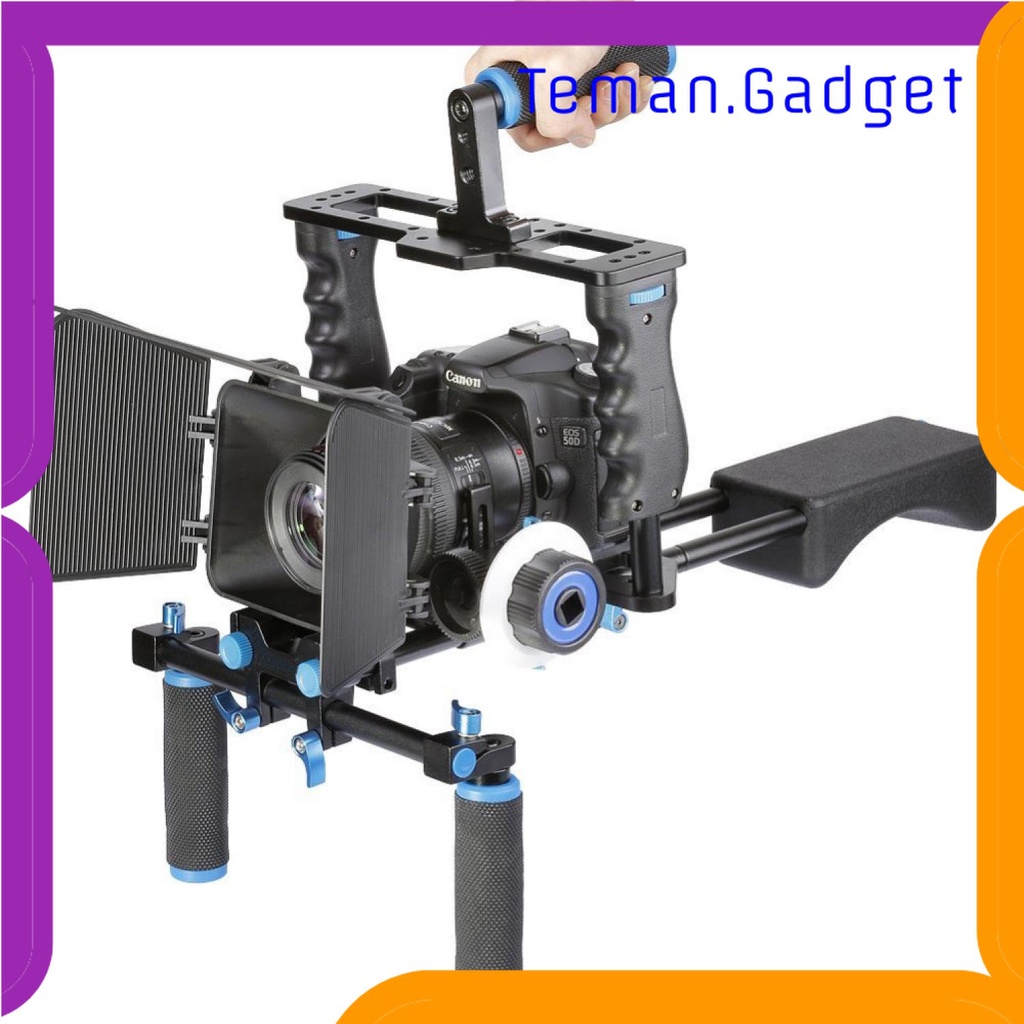 TG - KMR Rig Kamera DSLR 5 in 1 Stabilizer + Shoulder Support + Follow Focus - D221