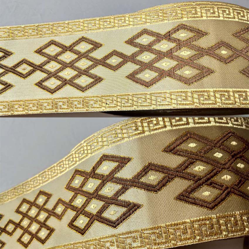 5M Pita Kain Diy Pita Renda Batik Motif Bahan Kain Lebar 6Cm Webbing Motif Roll Renda India Renda