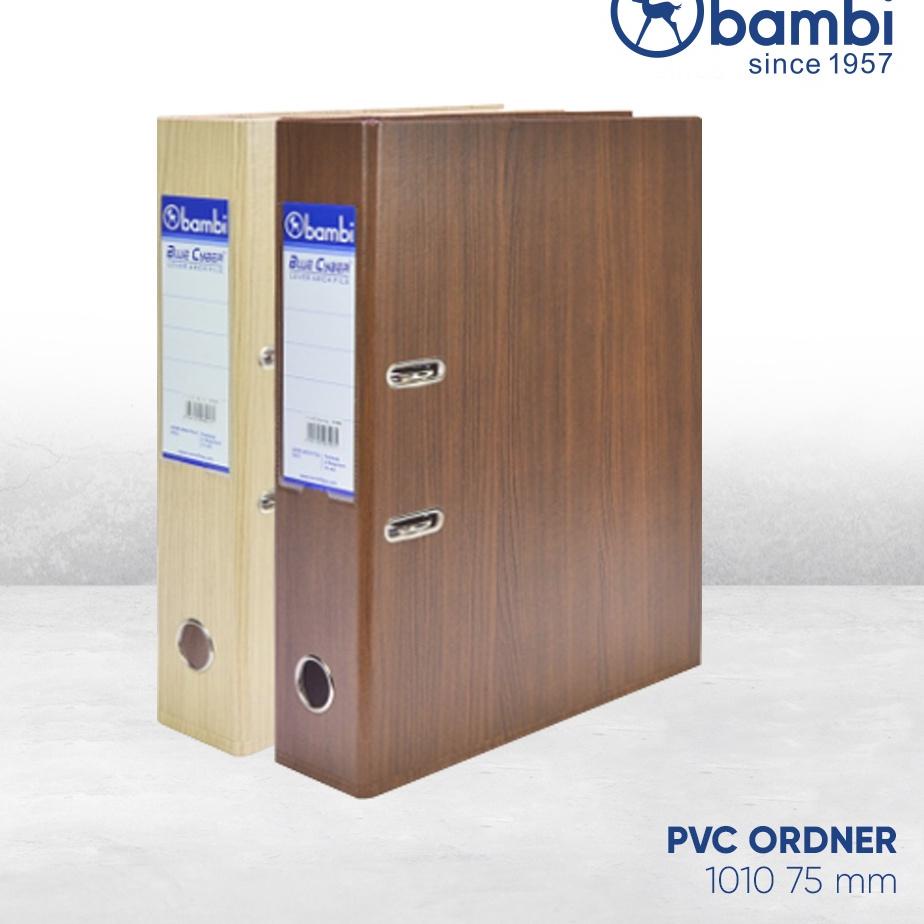 

Grosir Promo Bambi Ordner LAF/ Lever Arch File PVC dengan BLUE CYBER Ukuran FC - 1010 Motif Wood