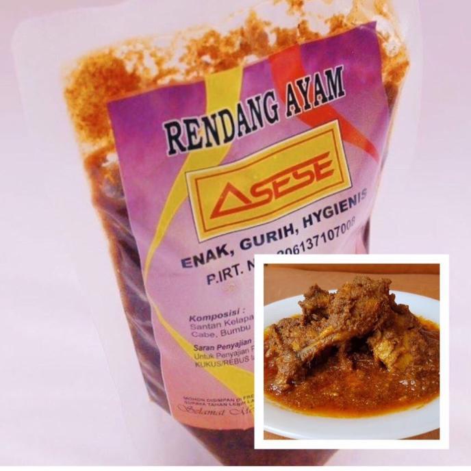 

Rendang ayam 1/2kg TERLARIS