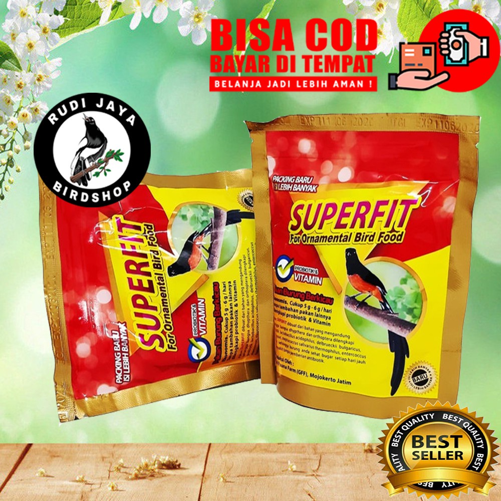 READY SUPERFIT GOLD PAKAN VOER LOMBA HARIAN SEMUA BURUNG VOER HIGH TINGGI PROTEIN UNTUK BURUNG MURAI