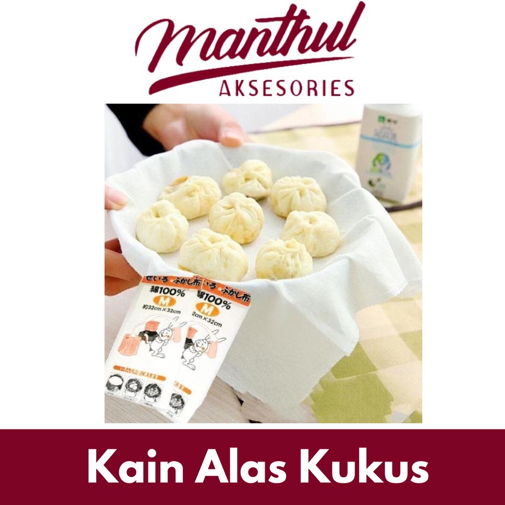 Kain Alas Kukus Tatakan Kukusan Makanan Roti Mantao Bakpao Katun