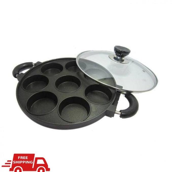 Cetakan kue martabak mini happy call 8 lubang datar cake pan series