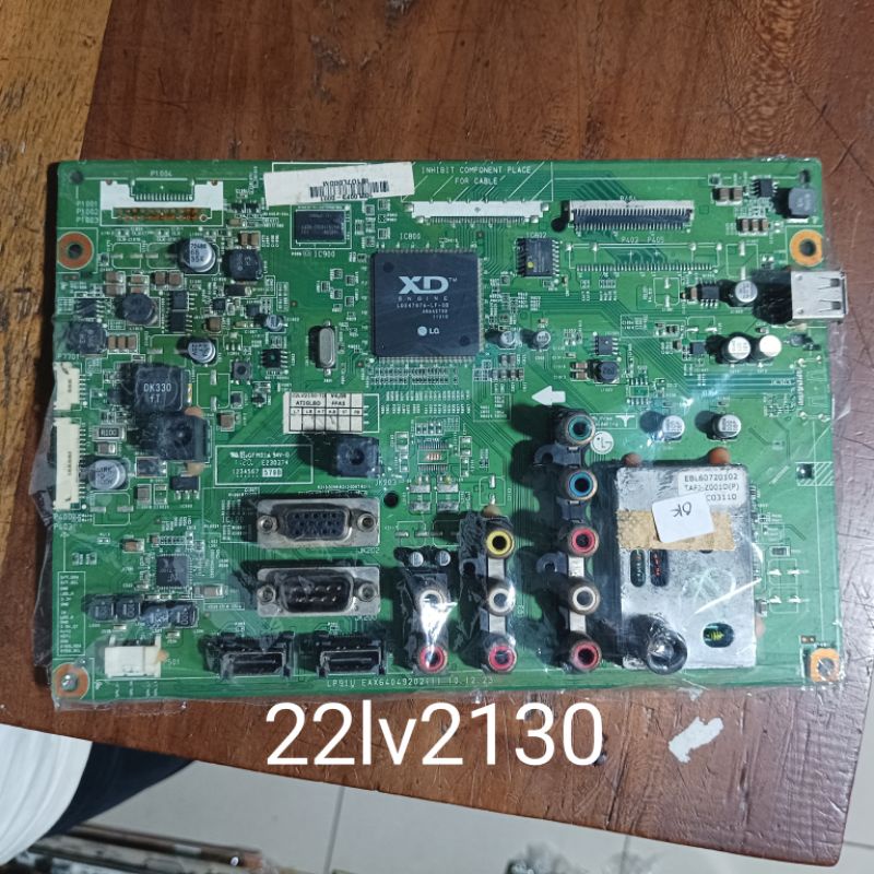 MESIN tv LG 22LV2130 MOTHERBOARD - MAINBOARD - MOBO - MB TV