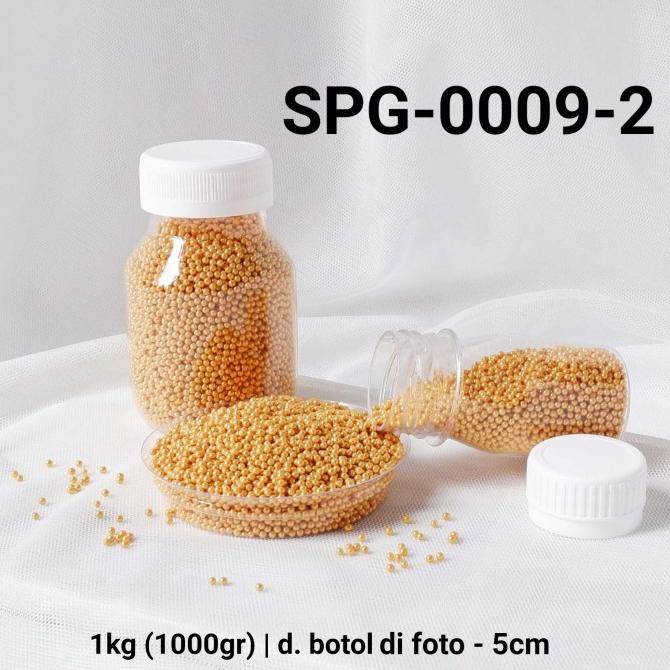 

SPG-0009-2 Sprinkles sprinkle sprinkel 1kg 1 kg kilo mutiara gold emas