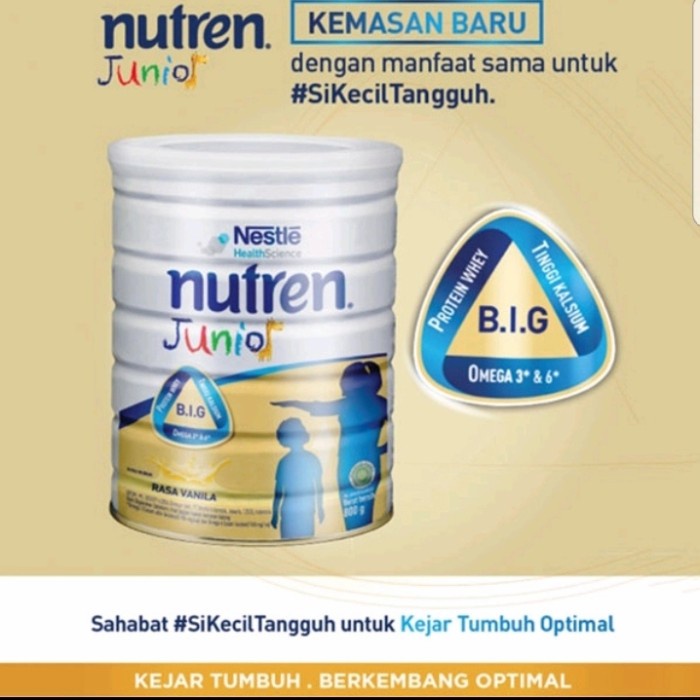 

[ COD ] NUTREN JUNIOR 800 GRAM VANILA NUTREN JUNIOR VANILA 800 GRAM