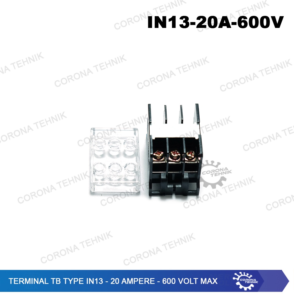 Type IN13 - 20 Ampere - 600 Volt Max Terminal TB