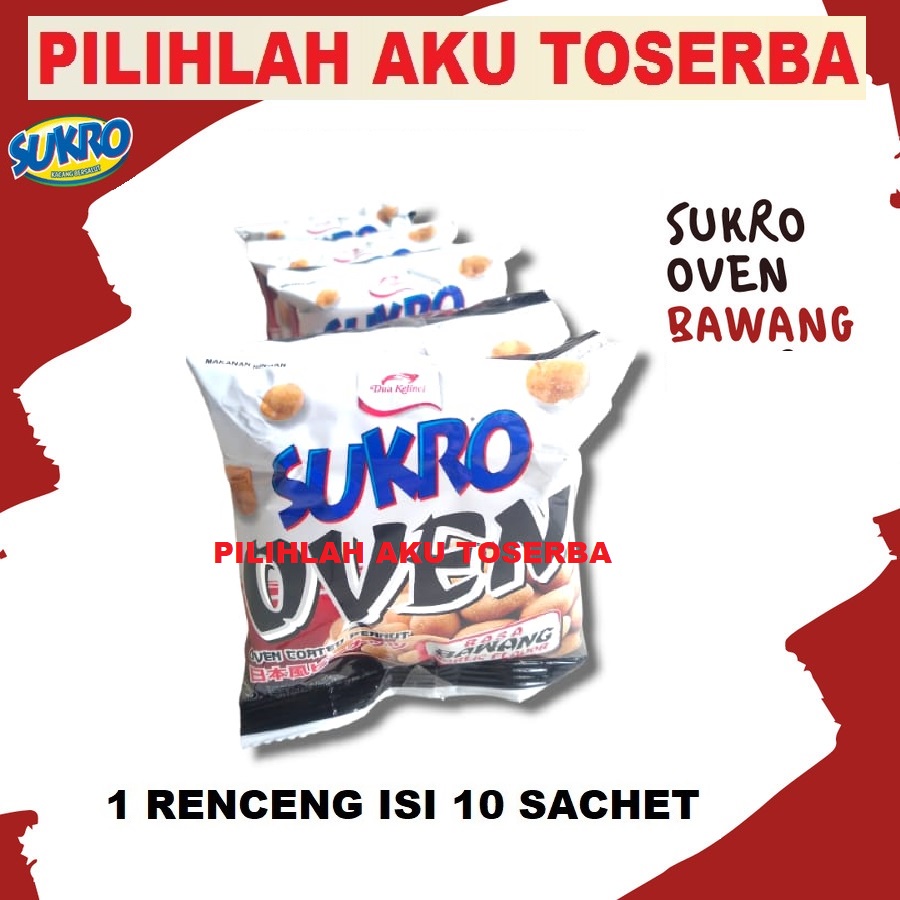 Dua Kelinci Kacang SUKRO OVEN BAWANG RENCENG - ( HARGA PER RENCENG )