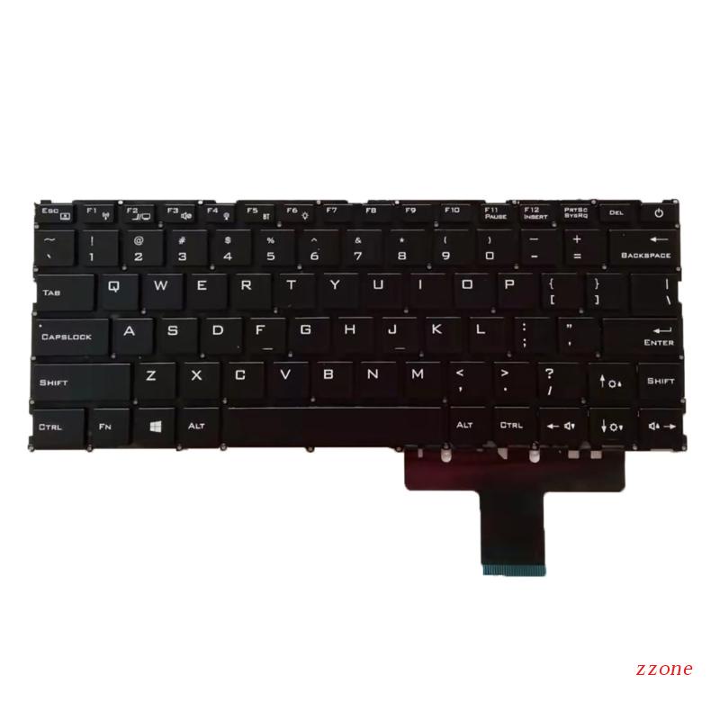 Zzz Keyboard Laptop Bahasa Inggris Untuk MECHREVO S1 S2 S3 Pro-01 Pro-02 No Frame Layout As