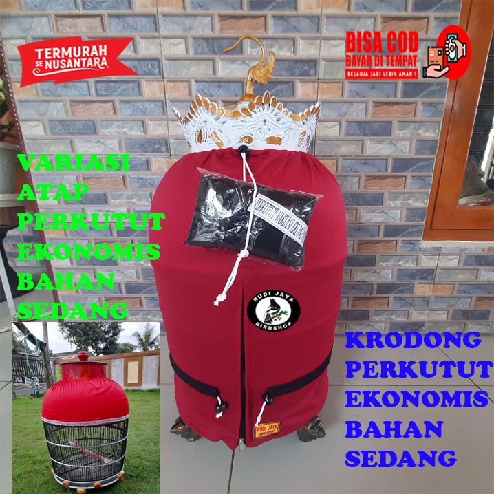 READY KRODONG KERODONG BURUNG PERKUTUT EKONOMIS SELIMUT COVER KANDANG SANGKAR BURUNG PERKUTUT KUTUT