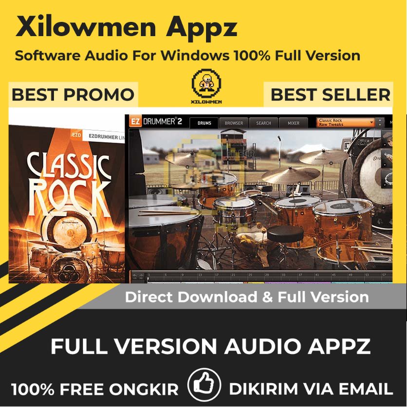 [Full Version] Toontrack Classic Rock EZX Pro Lifetime Audio Software WIN OS