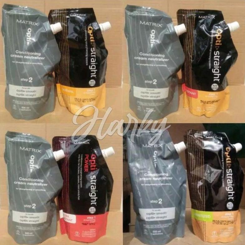 TERMURAH matrix opti straight 500ml matrix optistraight 500ml obat smoothing matrix step 1 dan step 