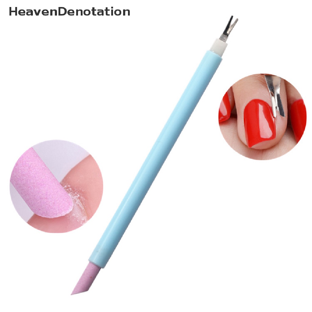 [HeavenDenotation] Nail Cuticle Trimmer Pusher Skin Remover Cutter Manicure Pedicure Perawatan Nail Art HDV