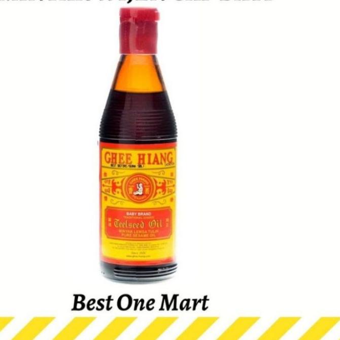 

➺ Minyak Wijen Sesame Oil Cap Baby Ghee Hiang 330 ml ֍