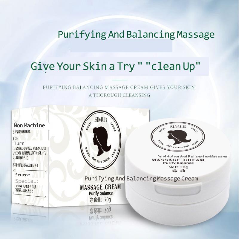 MASSAGE CREAM 70g Krim Alat Detox Krim Detox Cream Purify Balance Cream Face Massage Whiteninng