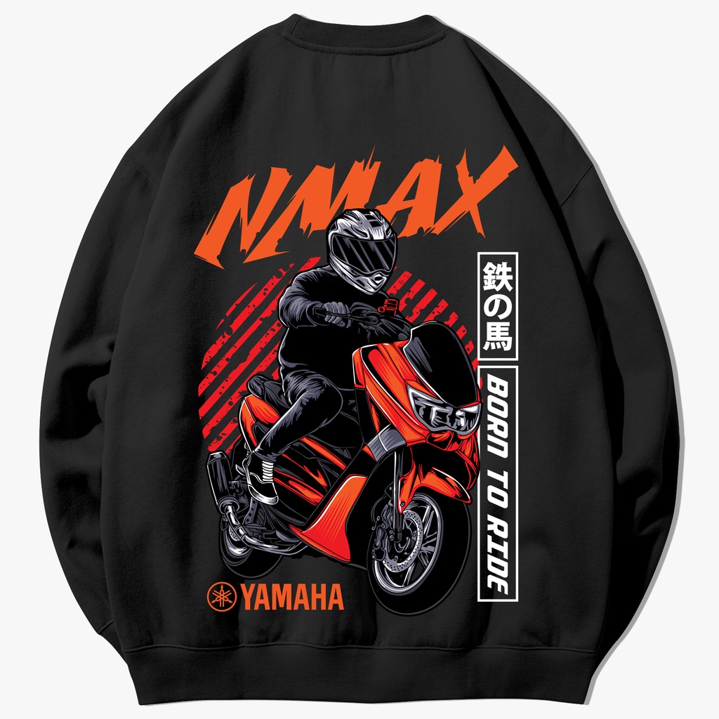 CREWNECK FLEECE SUNMORI MOTOR NMAX RIDER JOE LEE