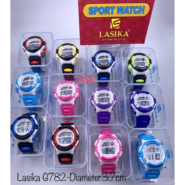 HARGA PROMO,,,JAM TANGAN LASIKA ANAK TK/SD/REMAJA ORIGINAL WATER RESIST