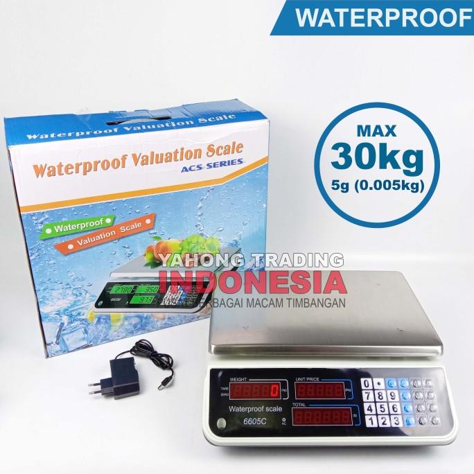 Timbangan Digital Paket Sembako Buah ACS Anti Air Waterproof 30kg 5g
