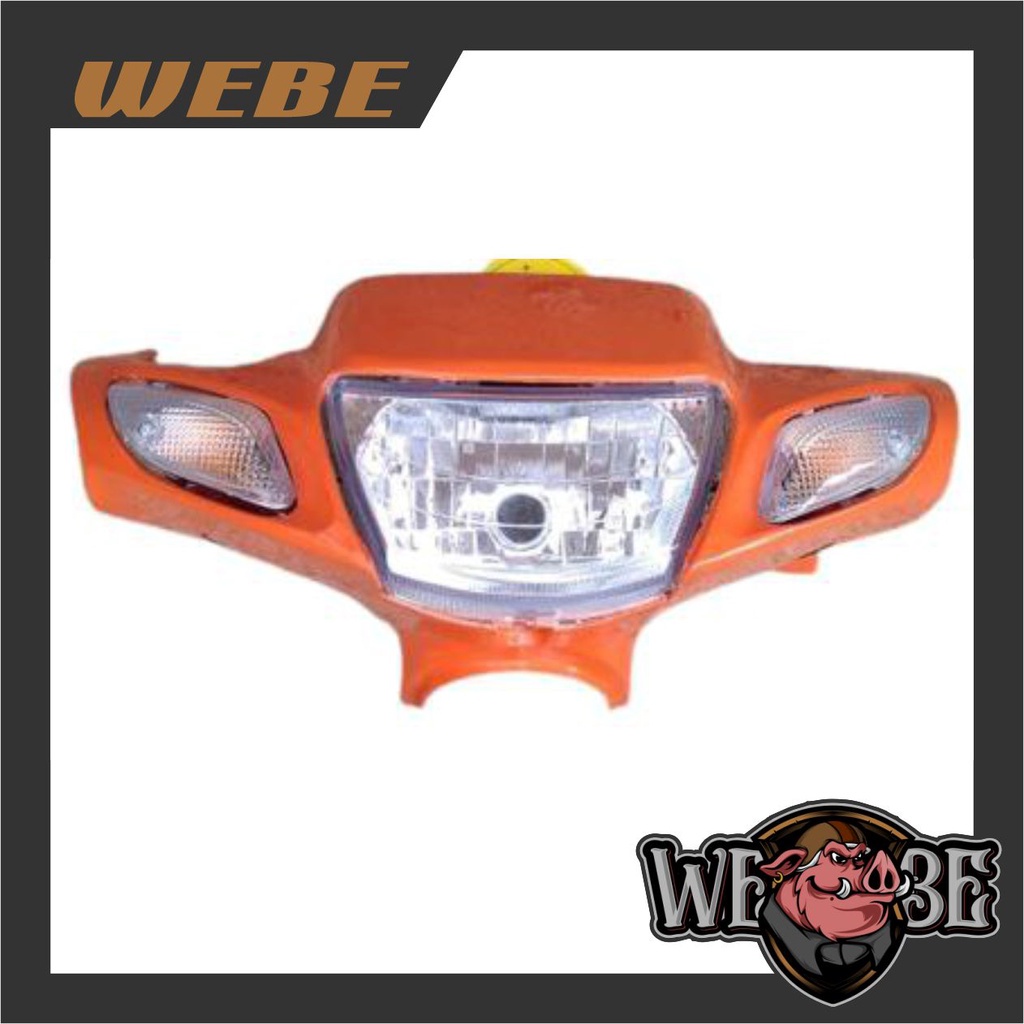 batok f1zr / batok depan fiz r set lampu warna OREN