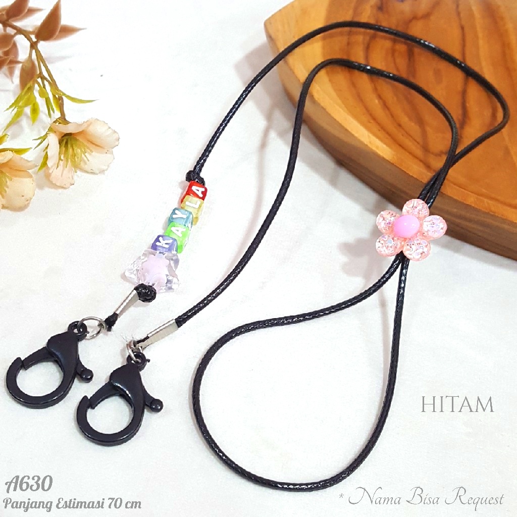 PGX Strap Masker - Kalung Masker - Tali Masker Kristal Kaca Aksesoris Fashion - A630