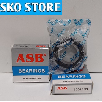 Bearing 6004 2RS (ASB) 1 Biji/Pcs /Laher 6004 2RS  (ASB)