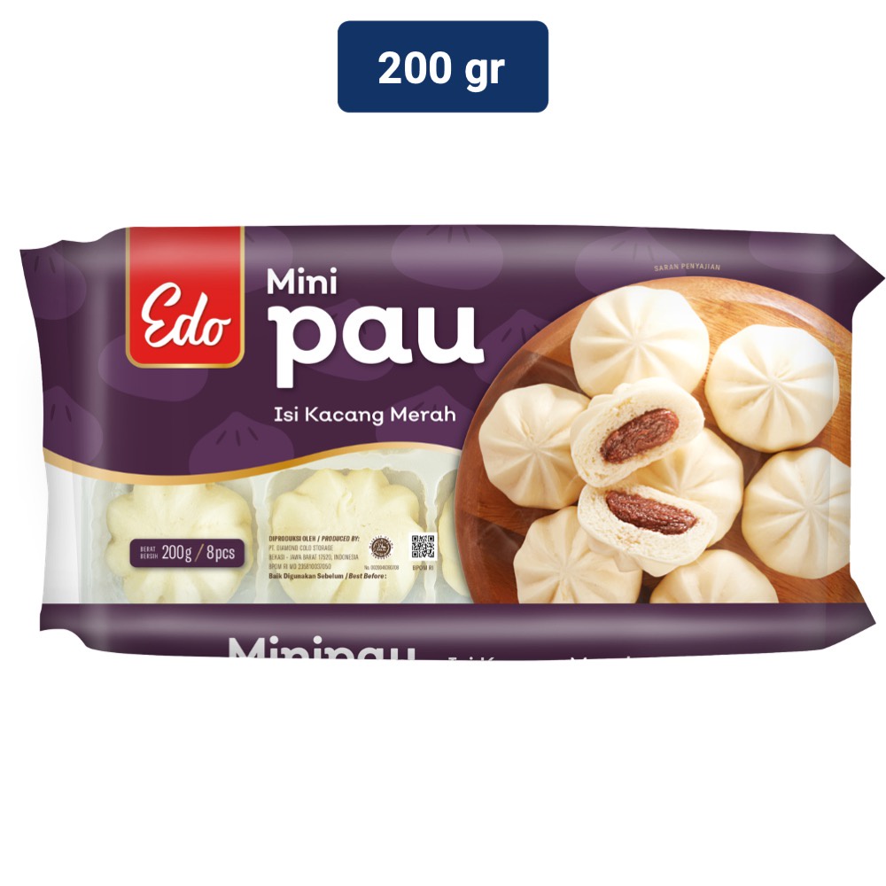 

Edo - Mini Pau isi Kacang Merah (200 gram)