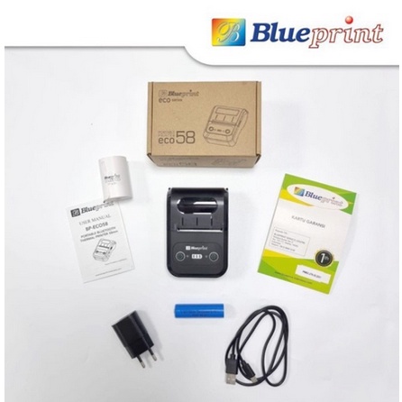 ITSTORE Blueprint ECO58 ECO 58 Portable Printer Thermal Bluetooth Portable Printer / Thermal Printer bluettoth Blueprint Eco 58