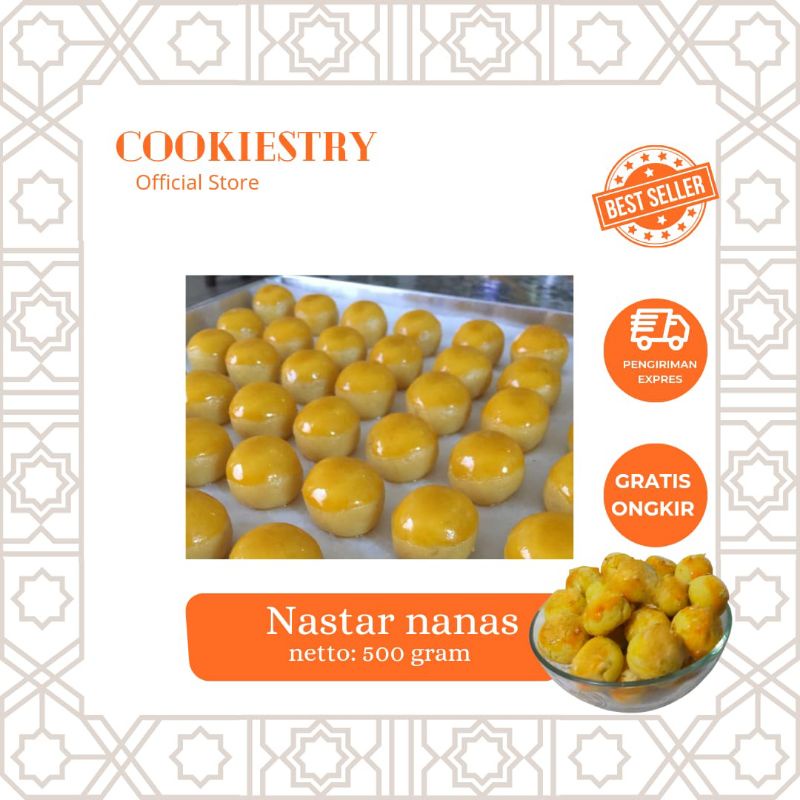 

kue kering Nastar nanas Premium 500 gr Cookiestry