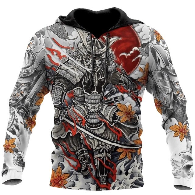 Sweater Hoodie Pria Wanita Sukajan X Murayama Bahan Tebal FURING ZiPPER