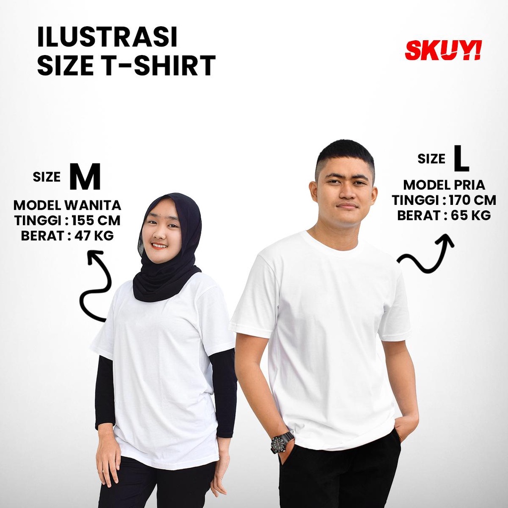 Skuy Kaos Dewasa Hitam Unisex | Don't Leave me Alone SKY199