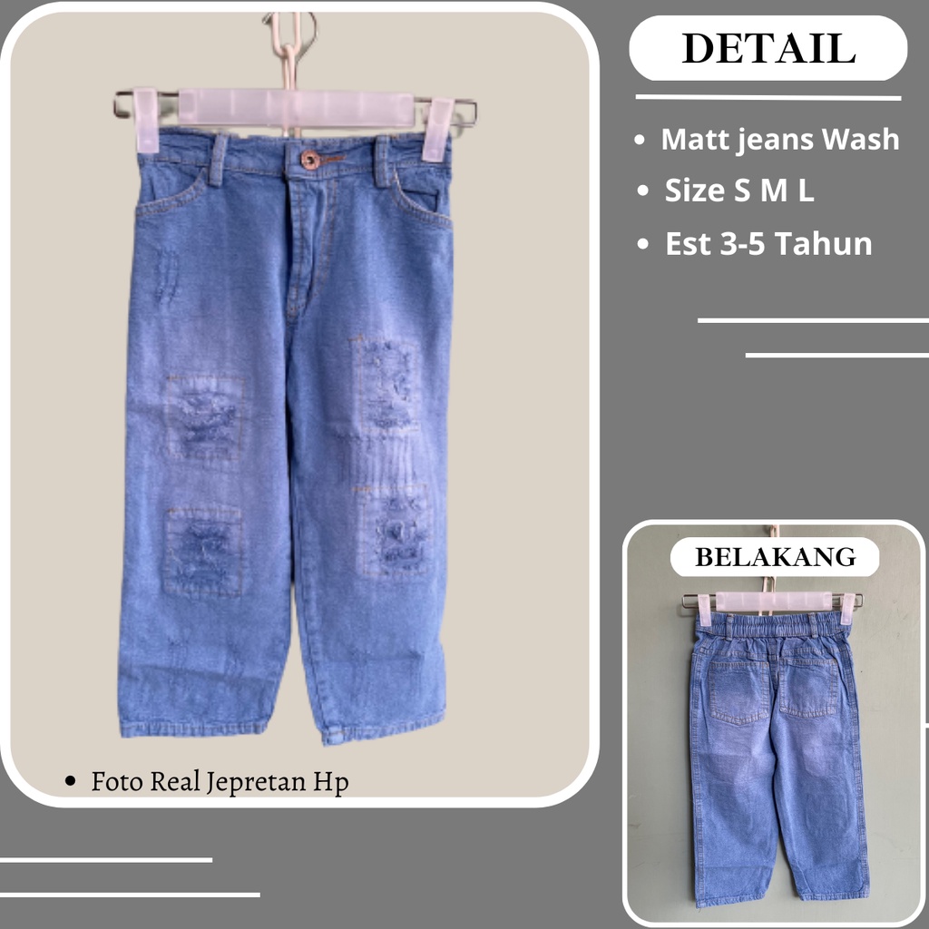 Celana Jeans Anak 3-5 Tahun