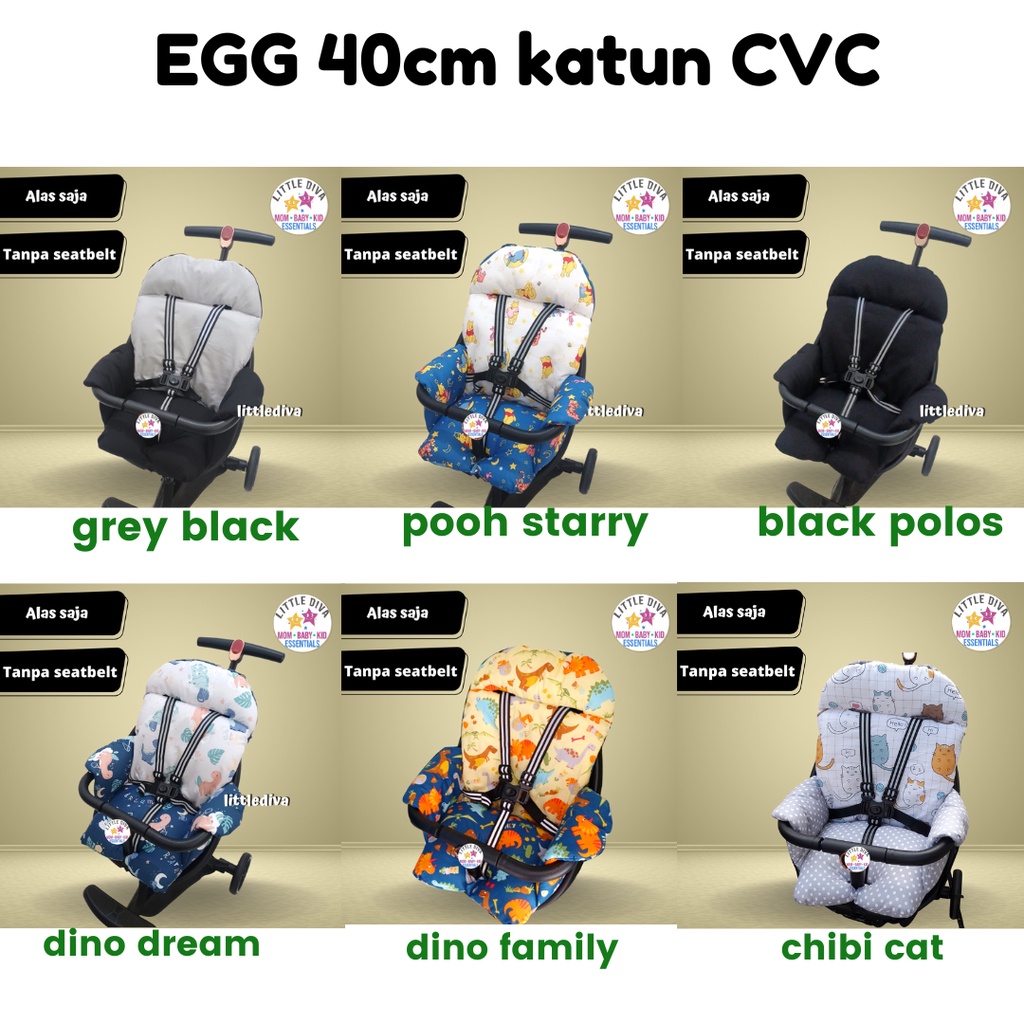 (NO COD) PreOrder EGG 40 Alas/Bantalan Kereta Dorong stroller 40