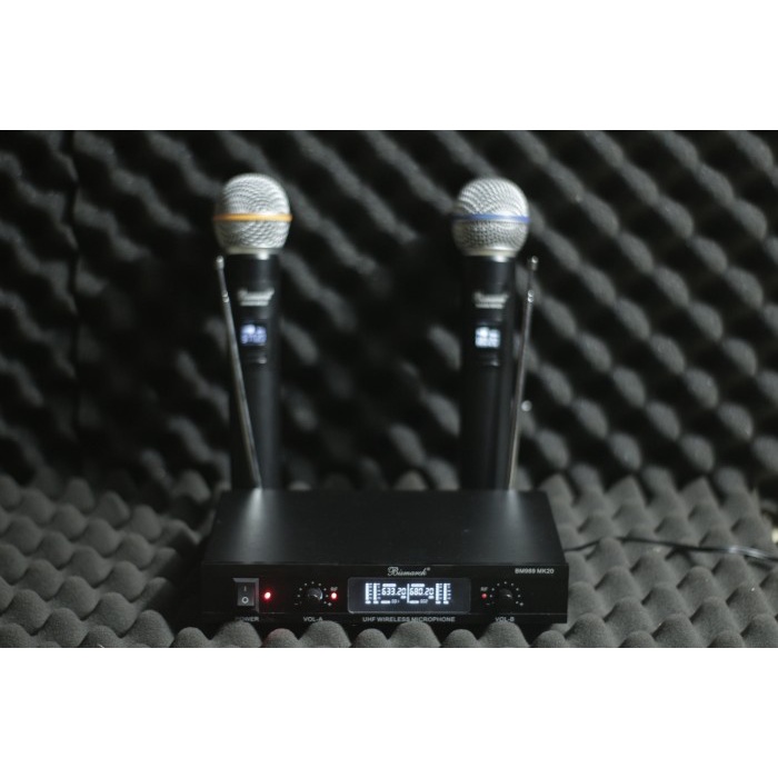 Mic Wireless Bismarck BM989 MK-20 Original Microphone wireles bm 989 mk20 germain technology