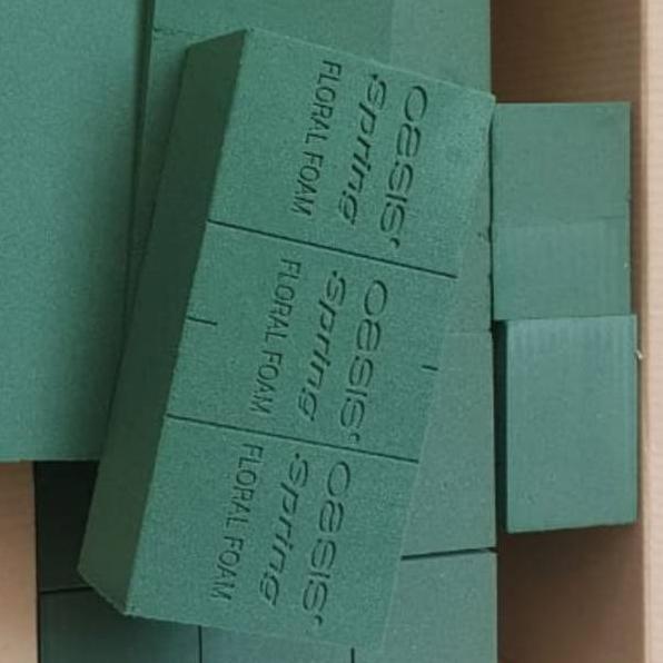 5.5 COD Floral Foam Basah OASIS SPRING busa bunga hijau untuk bunga hidup