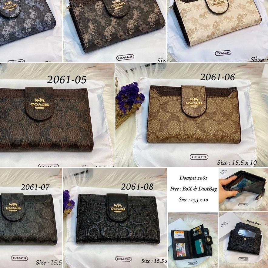 ✨MEN SALE✨ Dompet Wanita FREE BOX Super Premium 206 lipat branded Free Box kartu & uang L1 dompet pe