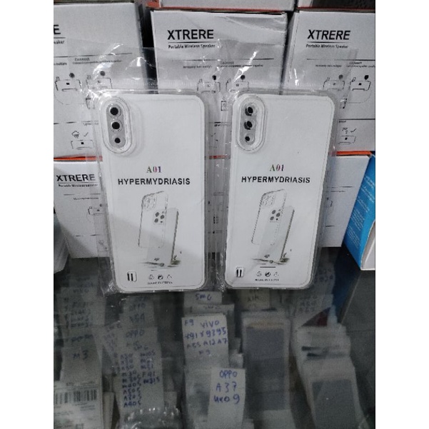 Softcase Samsung A01 M01 Silikon Casing Case Bening Transparan Terasfaran Pelindung Pro Camera