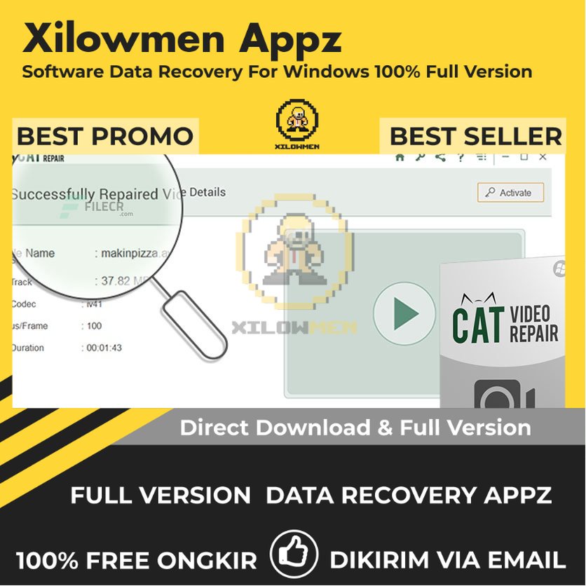 [Full Version] CAT Video Repair Pro Lifetime Data Recovery WIN OS