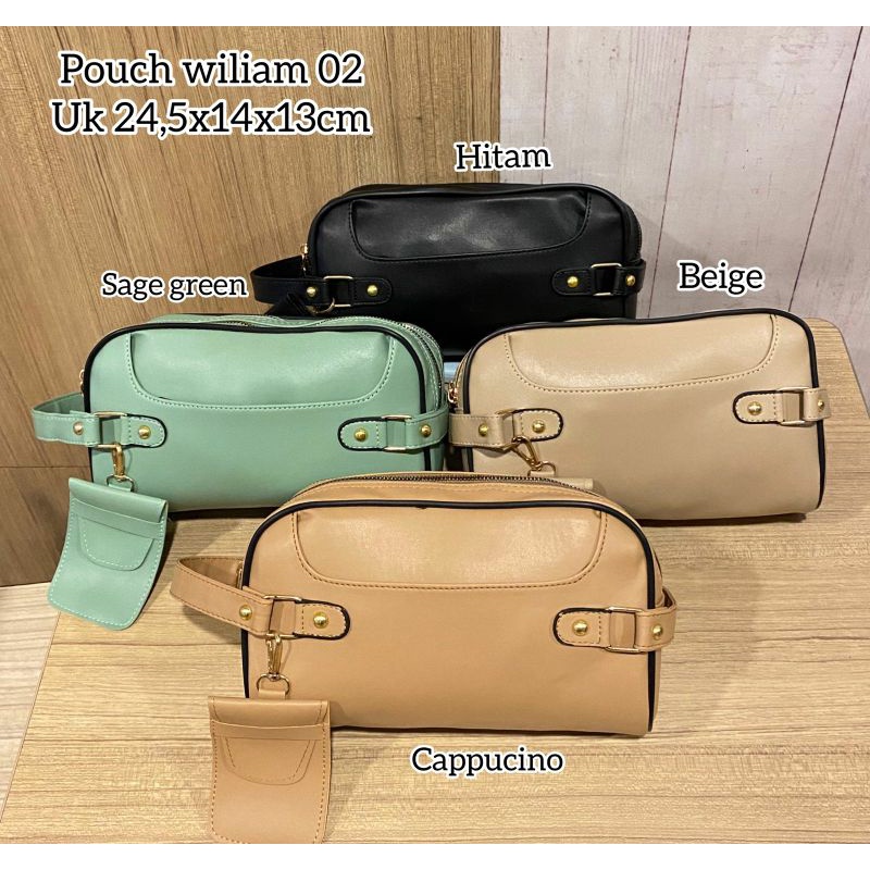 Pouch organizer clucth hand bag cewek cowok