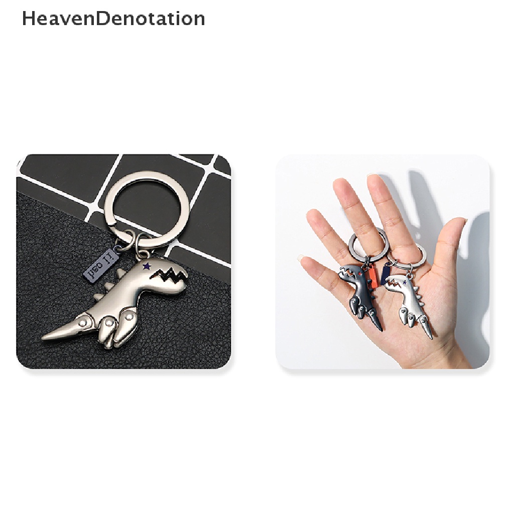 [HeavenDenotation] Hadiah Gantungan Kunci Pribadi Pesawat Logam Dinosaurus Gantungan Kunci Kunci Gantungan Kunci Untuk Kunci Mobil Anti-Hilang Keyring Tas Liontin HDV