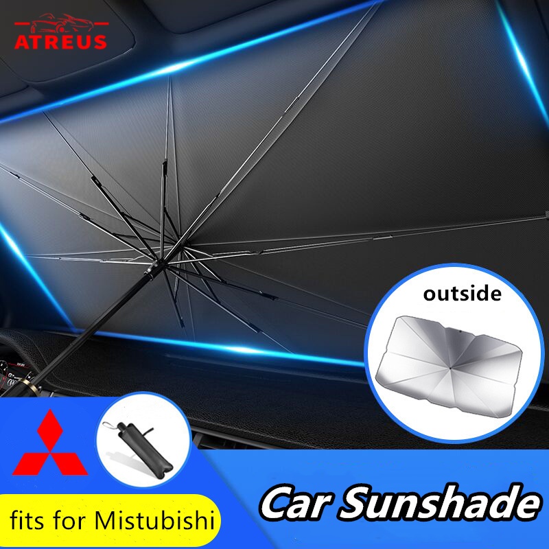 Mistubishi Car Sunshade Car Sun Visor Untuk Xpander Mirage Kuda Lancer Pajero Outlander Attrage