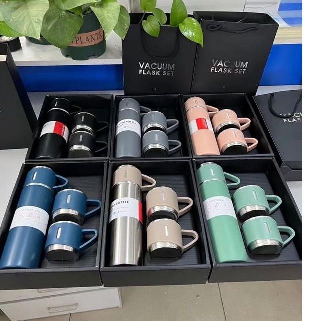 Gratis Packing Termos Sultan Vacuum Flask Set Gift Box Hampers 500ml / Tumbler Botol Minum viral