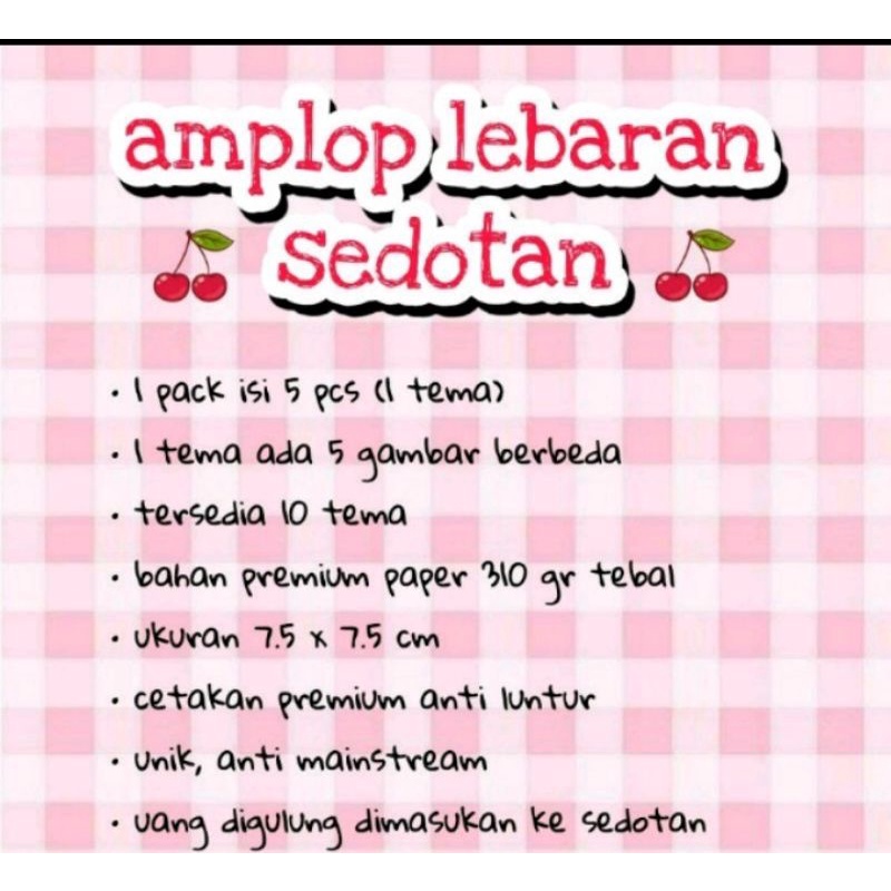 

Amplop Lebaran Sedotan