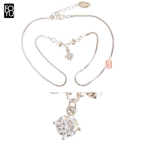 Kalung Xuping  Anak Perempuan Model Koye Permata Putih Terbaru - Foyu