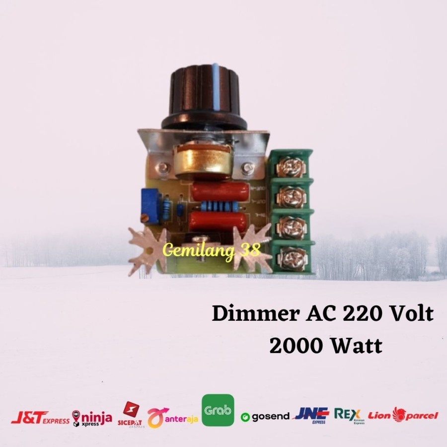 2000W NC Dimmer AC 220 Volt 2000 Watt Voltage Regulator 2000 W 220 V