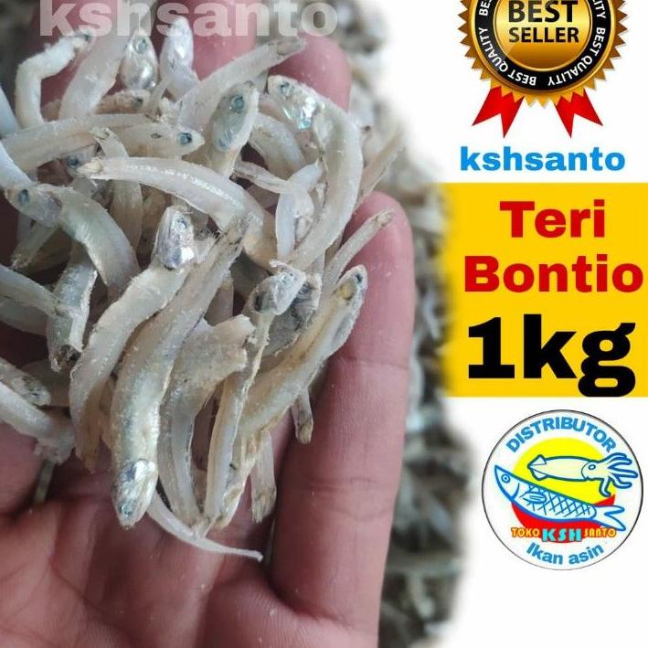 

☆ Ikan asin teri bontio vip-1kg ♤
